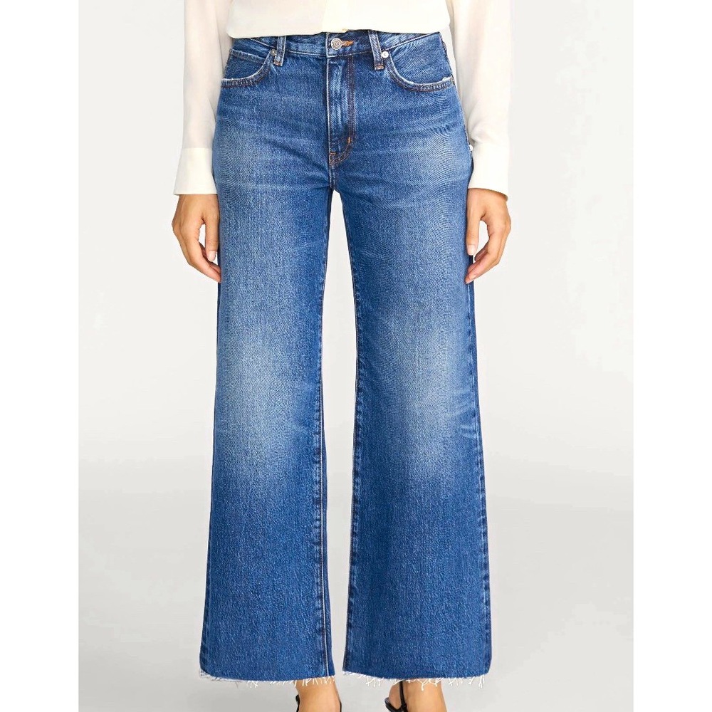 FRAME Le Slim Palazzo Women's 26 Retail $298